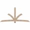Ekena Millwork Davenport Smooth Timber Gable Bracket, Douglas Fir, 108"W x 54"H x 3 1/2"D x 5 1/2"F, 12/12 Pitch GBW108X54X0406DAV00SDF - alternate 1